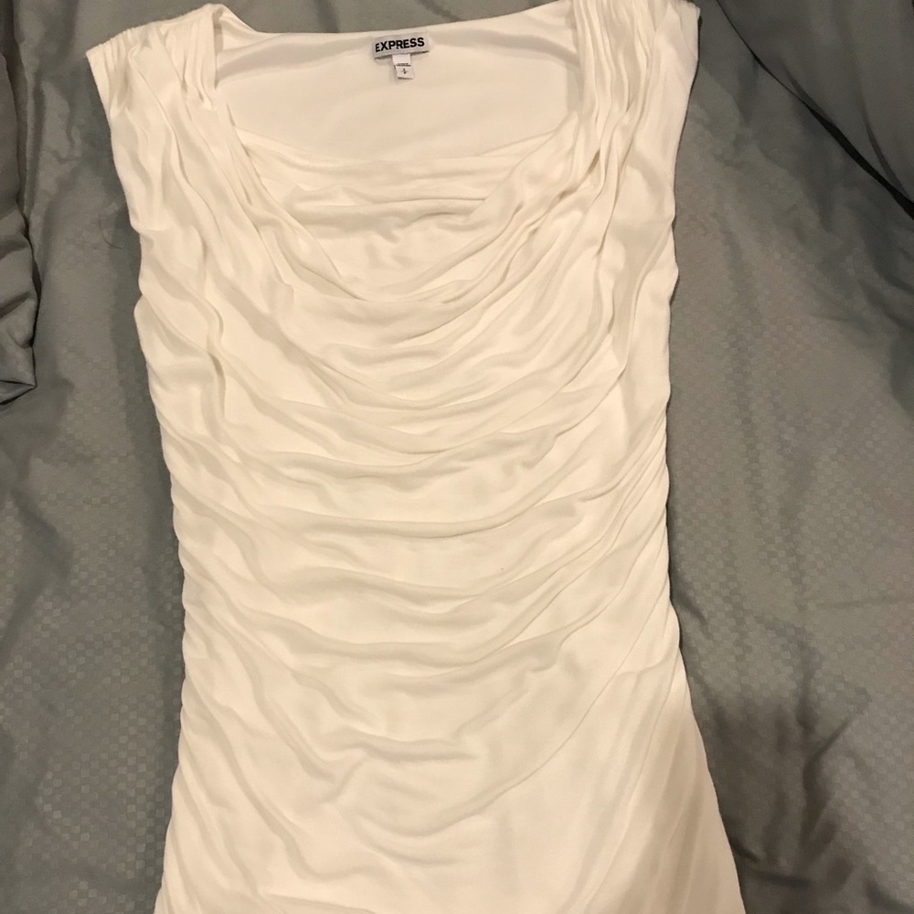 White/off white Express brand blouse.